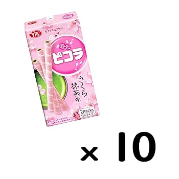 さくらまちゃ Amazon.co.jp: ポッキー さくら抹茶 8袋入り×6個 江崎グリコ